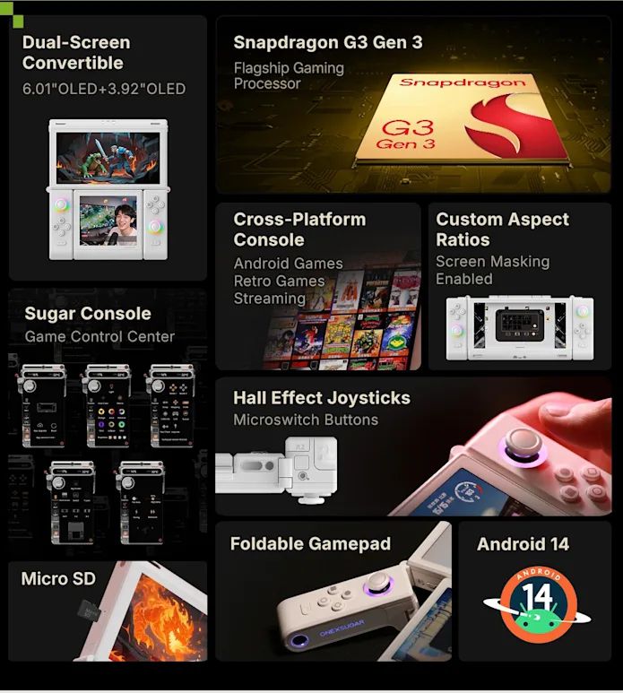 máy chơi game cầm tay Sugar 1